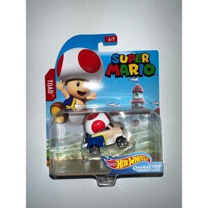 2017 Hot Wheels Super Mario TOAD Mushroom Character Car (6/7) FAST SHIPPING!